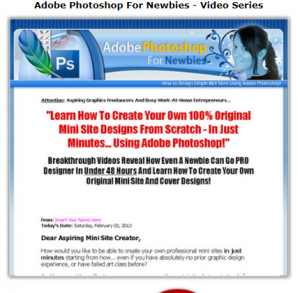 Adobe Photoshop For Newbies - Video Series