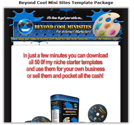 Beyond Cool Mini Sites Template Package